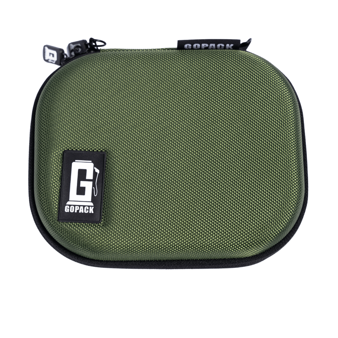 GOPACK Mini Rolling Tray Kit: Secure & Odor-Proof Travel Case with Lock & Tools