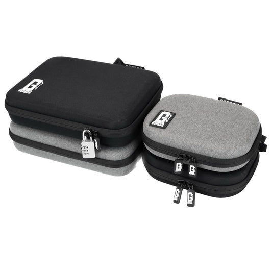 GOPACK Bundle: Large Magnetic & Mini Rolling Tray Kits - Complete with Smell-Proof Cases & Tools