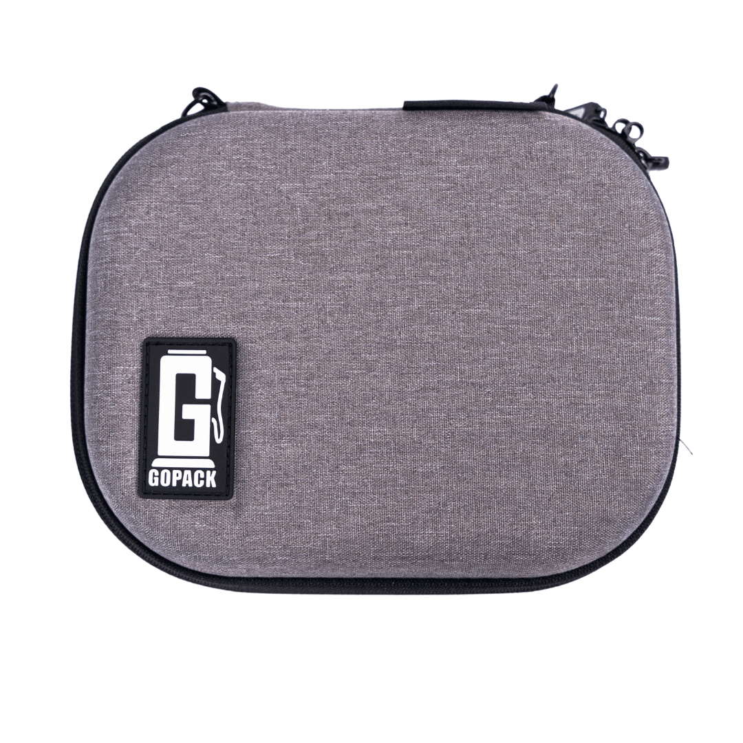 GOPACK Mini Rolling Tray Kit: Secure & Odor-Proof Travel Case with Lock & Tools